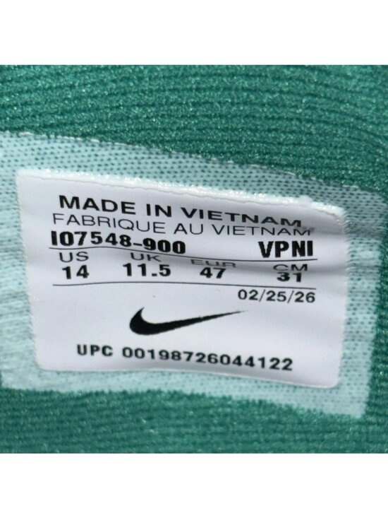 NEW Nike By You Sabrina 3 “What The” Green Purple IO7548-900 Mens Size 12.5 main image 8